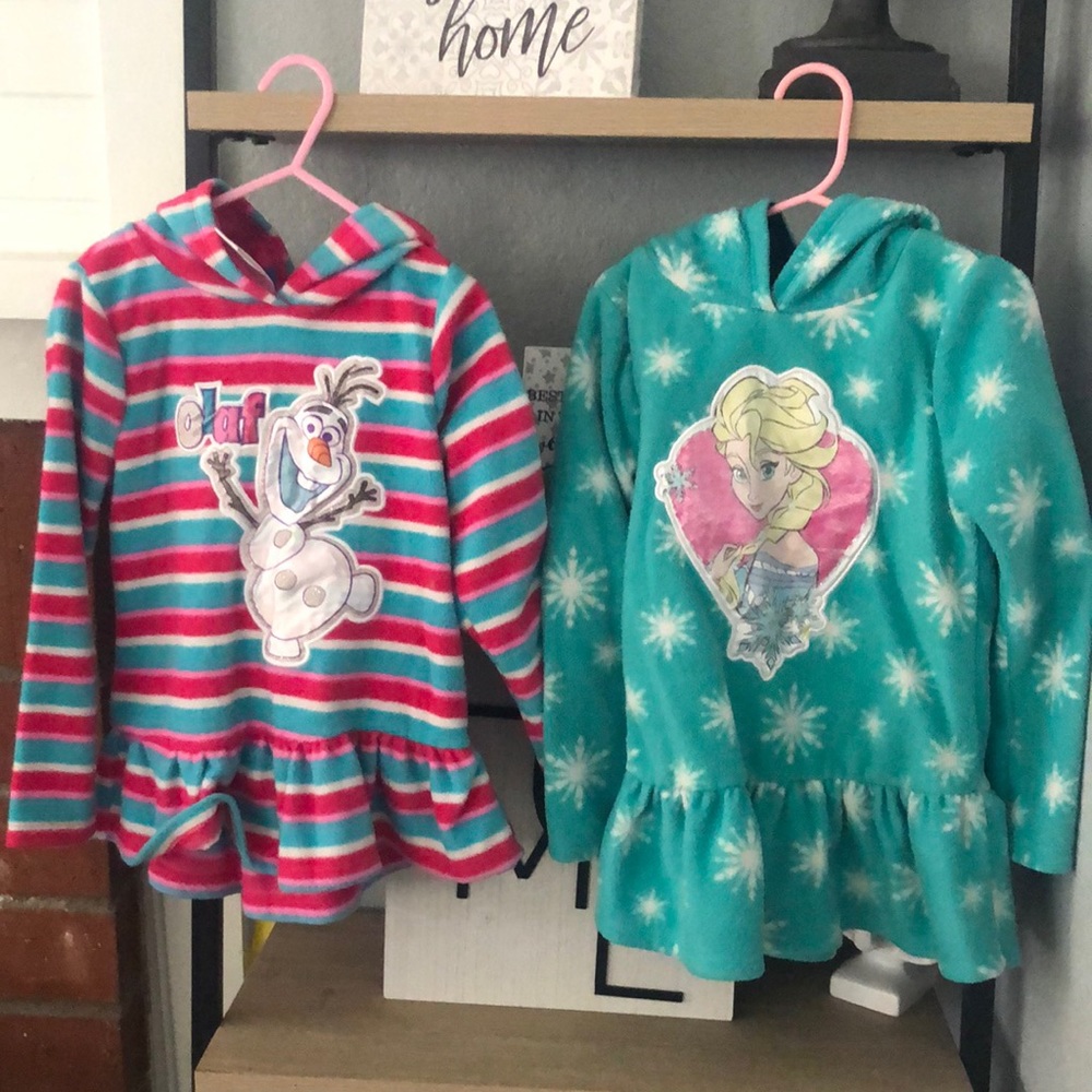 Girls hooded sweaters size 6